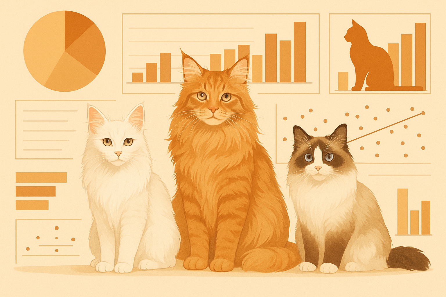 🐾 Exploring Feline Morphology with Tableau — Angora, Maine Coon & Ragdoll